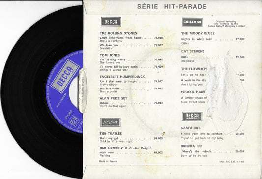 THE ROLLING STONES - 2000 Light Years From Home / She's A Rainbow