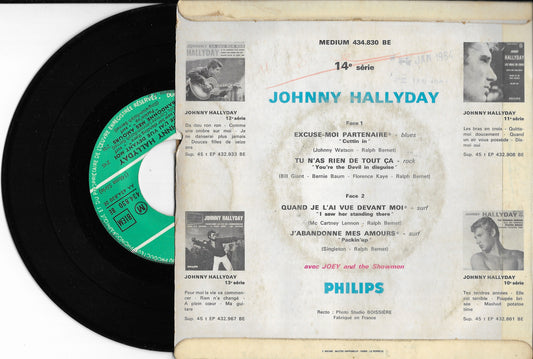 JOHNNY HALLYDAY - Excuse-moi Partenaire