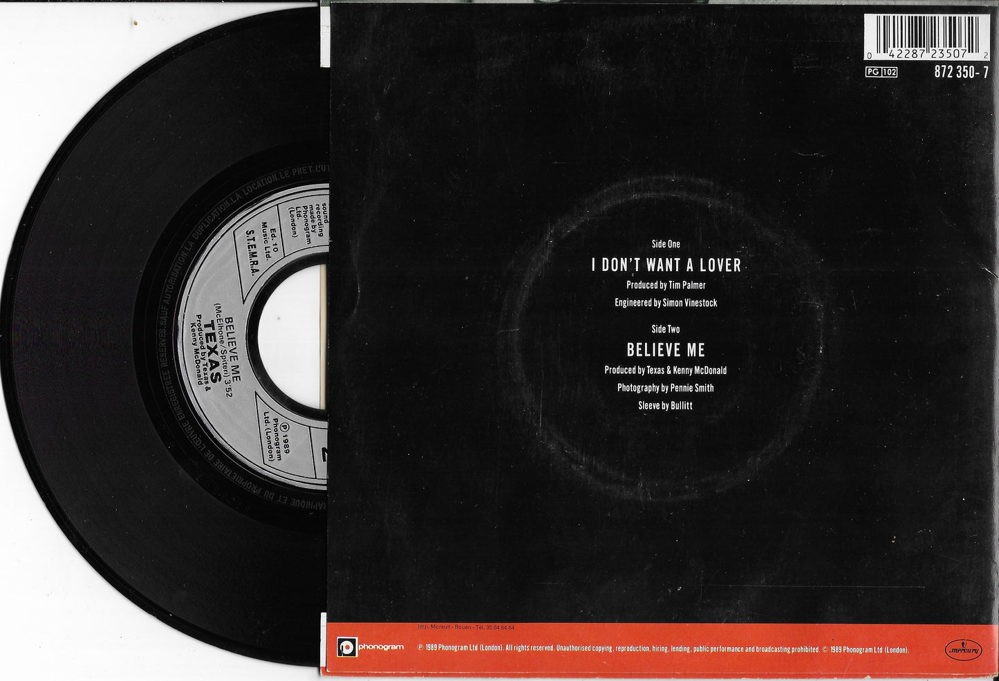 TEXAS - I Don't Want A Lover