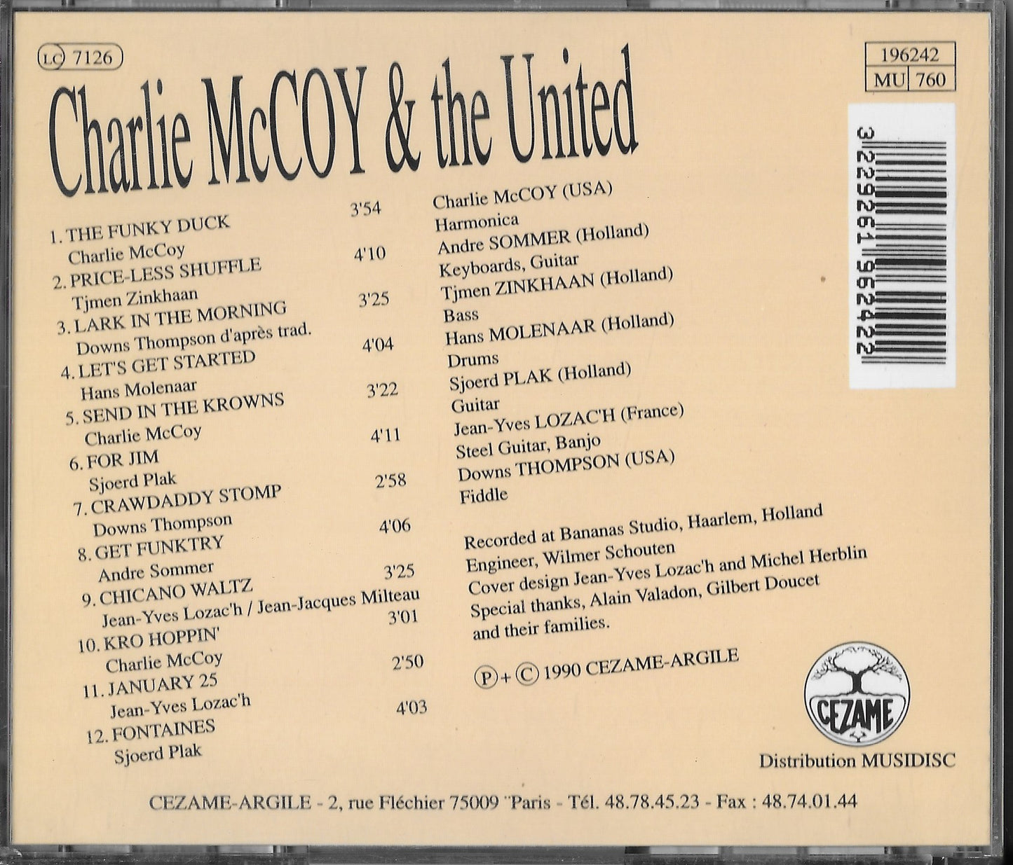 CHARLIE McCOY & THE UNITED - International Incident