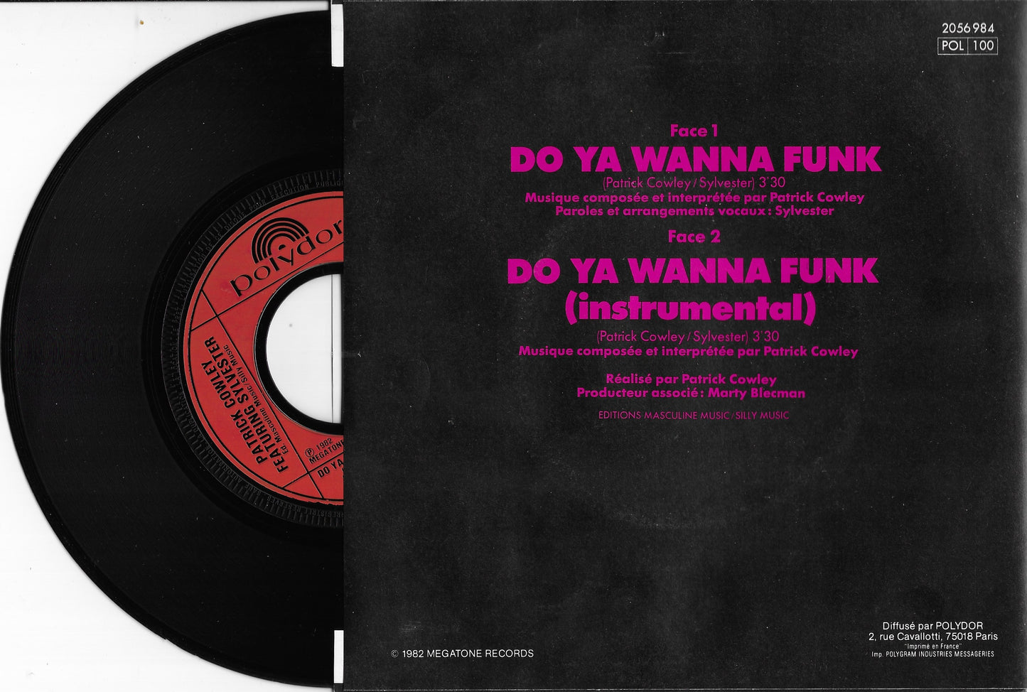 PATRICK COWLEY & SYLVESTER - Do Ya Wanna Funk