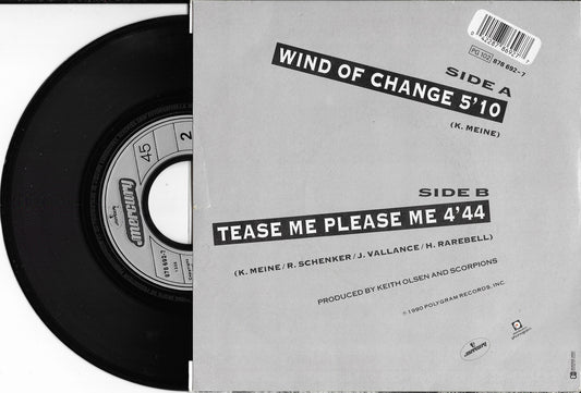 SCORPIONS - Wind Of Change / Tease Me Please Me
