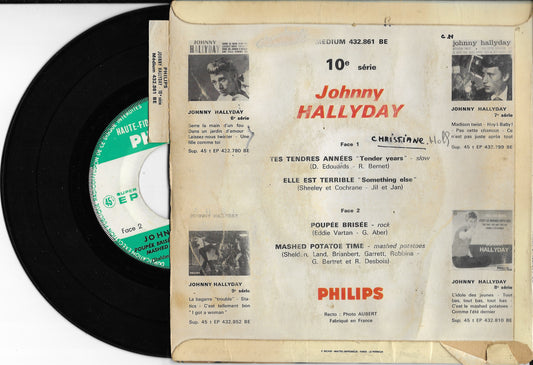 JOHNNY HALLYDAY - Tes Tendres Années