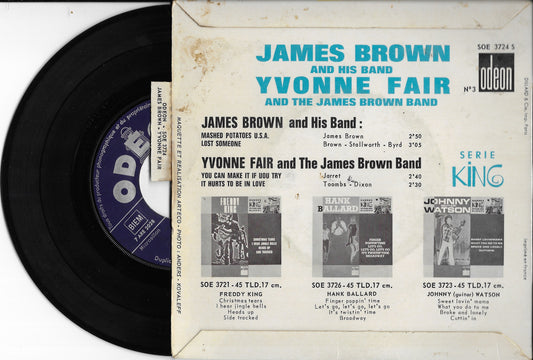 JAMES BROWN And His Band, YVONNE FAIR - Dansez KING Rythm And Blues No.3