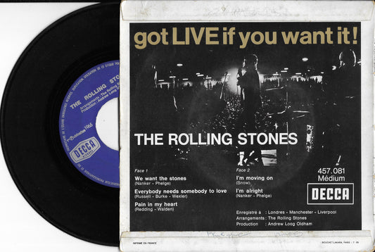 THE ROLLING STONES - Got Live If You Want It!