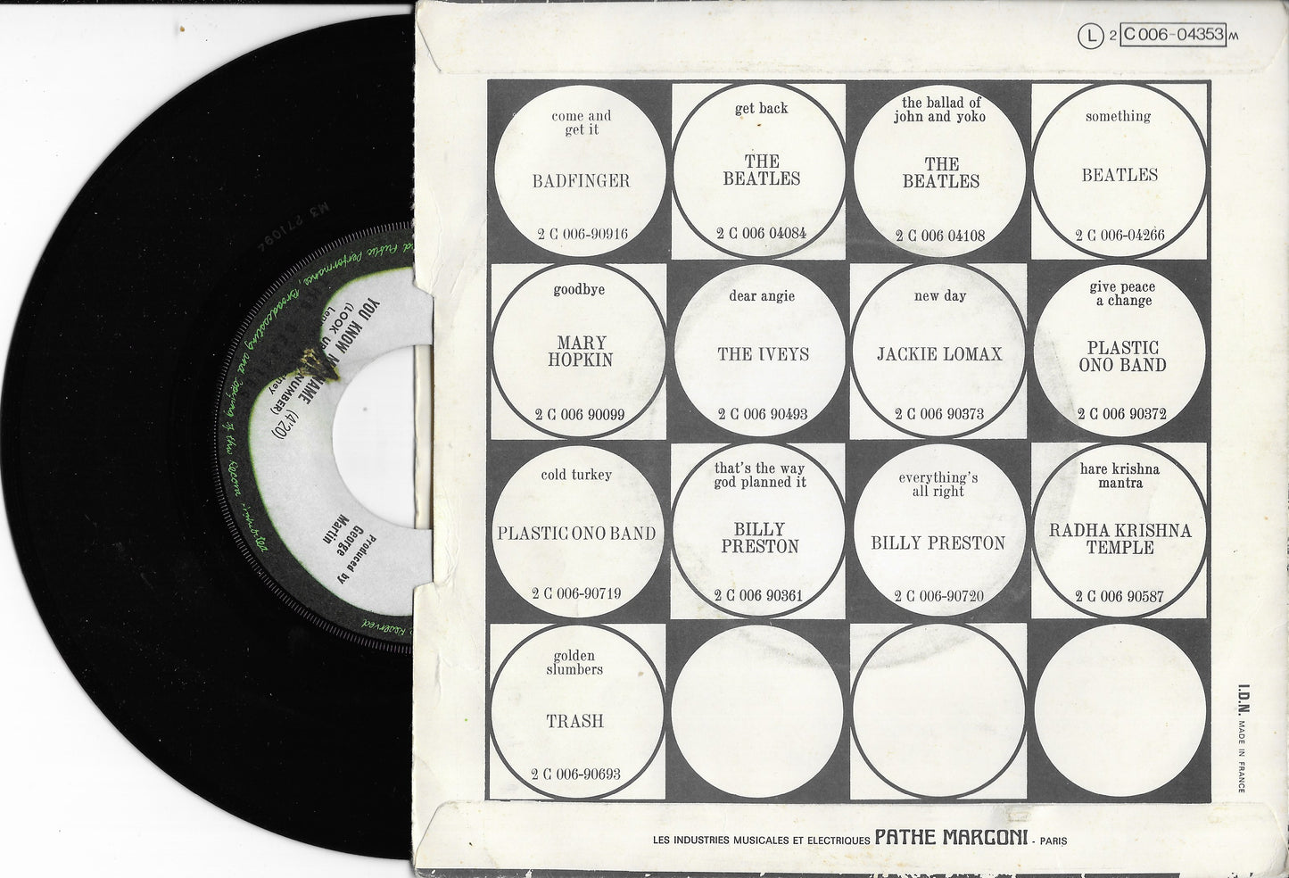 THE BEATLES - Let It Be / You Know My Name