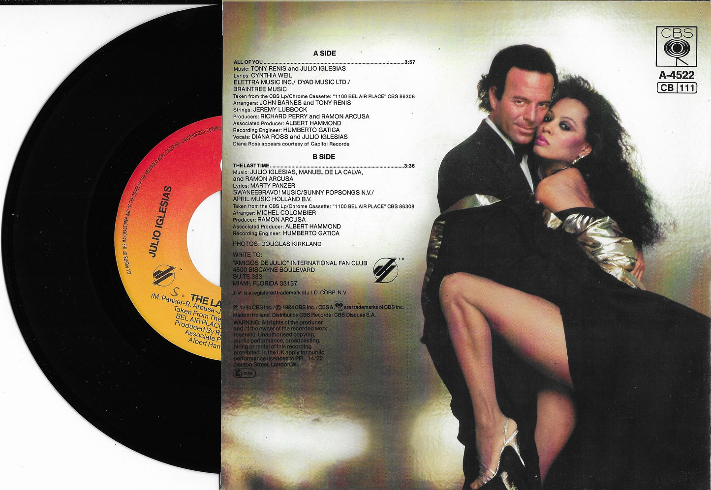 JULIO IGLESIAS / DIANA ROSS - All Of You