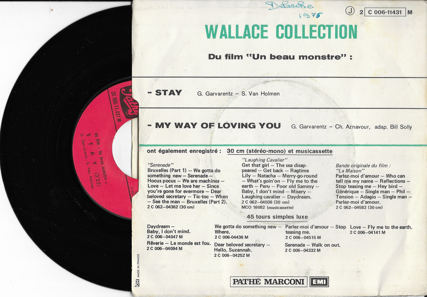 WALLACE COLLECTION - My Way Of Loving You / Stay