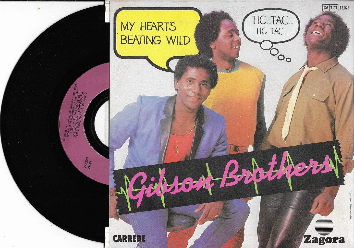 GIBSON BROTHERS - My Heart's Beating Wild (Tic... Tac... Tic... Tac...)