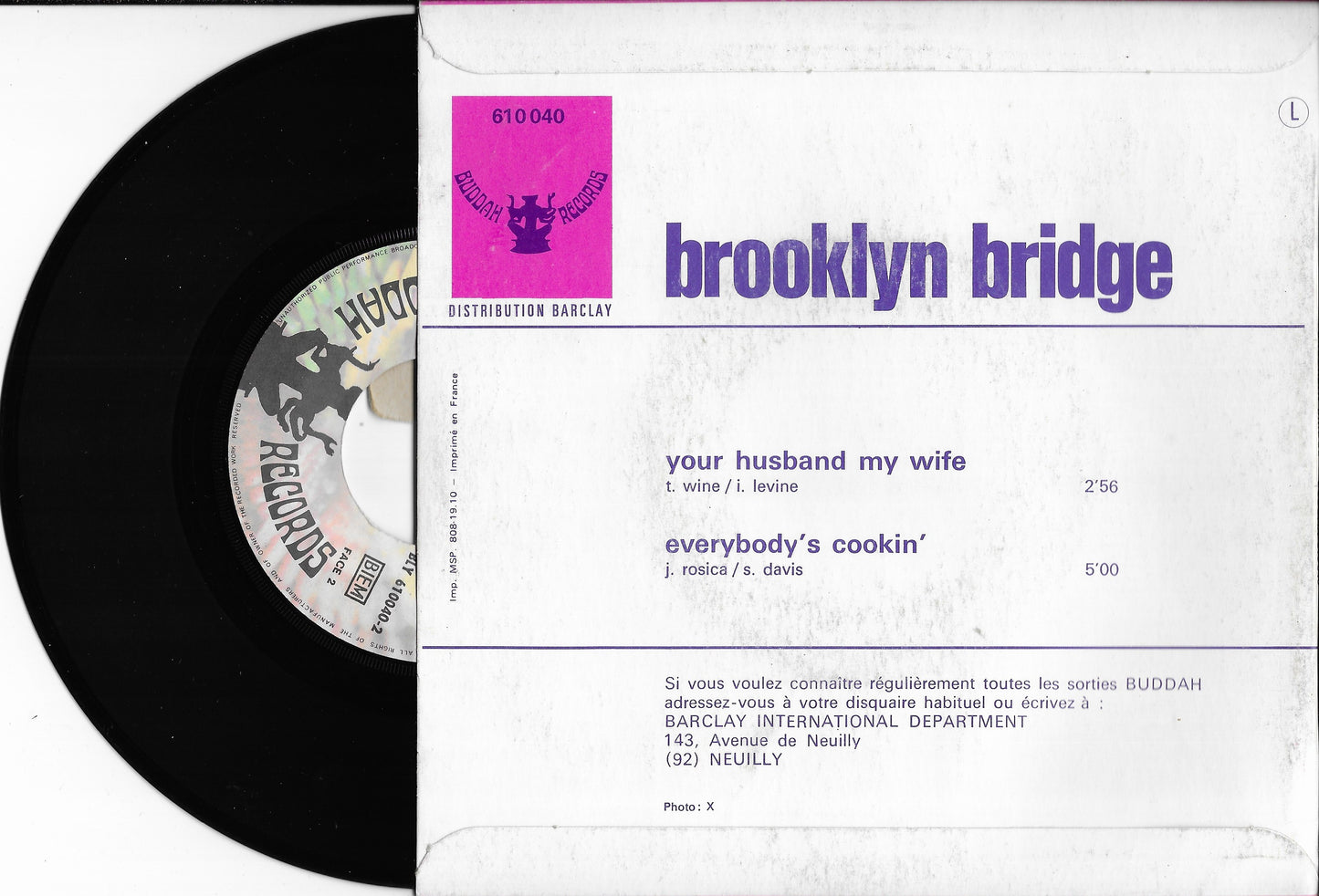 BROOKLYN BRIDGE - Your Husband My Wife
