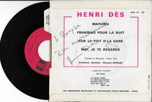 HENRI DES - Sur Le Toit De La Gare