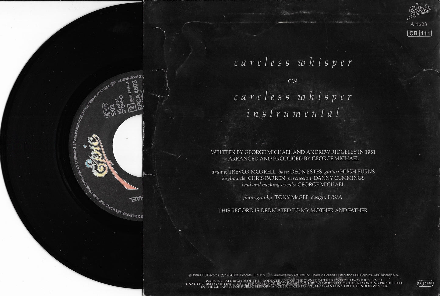 GEORGE MICHAEL - Careless Whisper