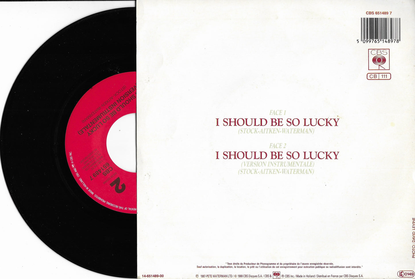 KYLIE MINOGUE - I Should Be So Lucky