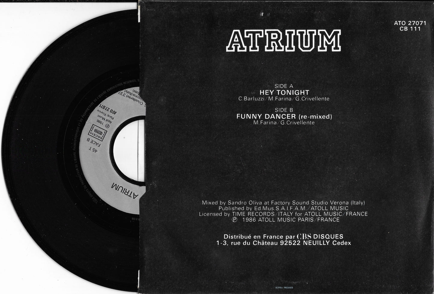 ATRIUM - Hey Tonight