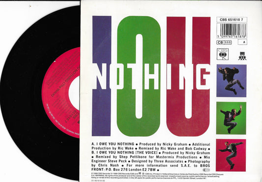 BROS - I Owe You Nothing
