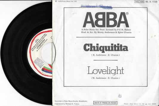 ABBA - Chiquitita c/w Lovelight