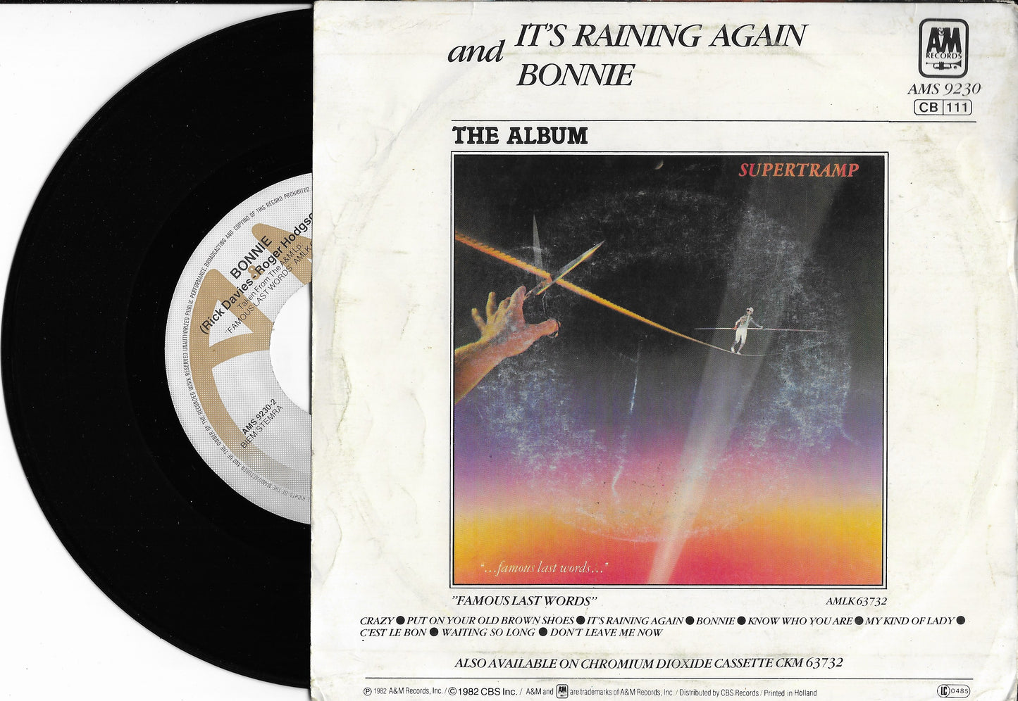 SUPERTRAMP - It's Raining Again