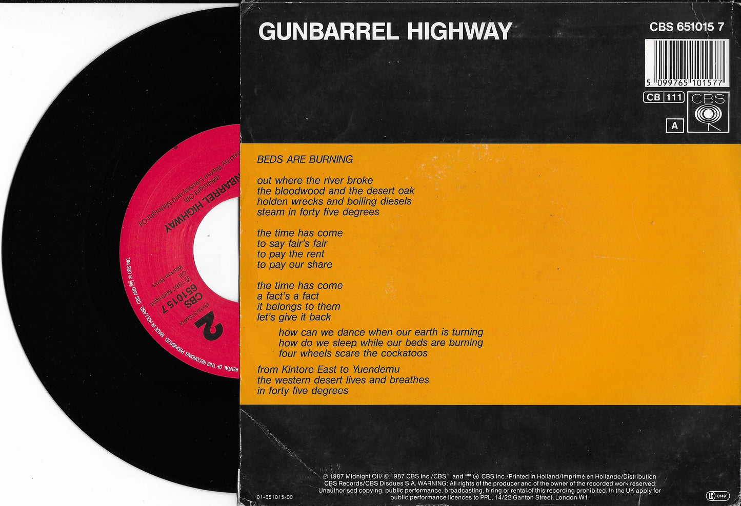 MIDNIGHT OIL - Beds Are Burning