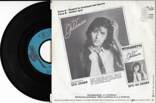 JEAN JACQUES GOLDMAN - Quand La Musique Est Bonne