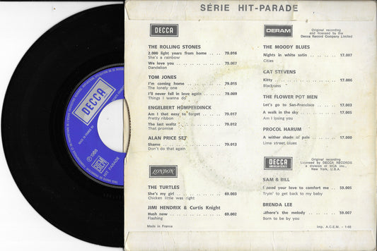 THE ROLLING STONES - 2000 Light Years From Home / She's A Rainbow