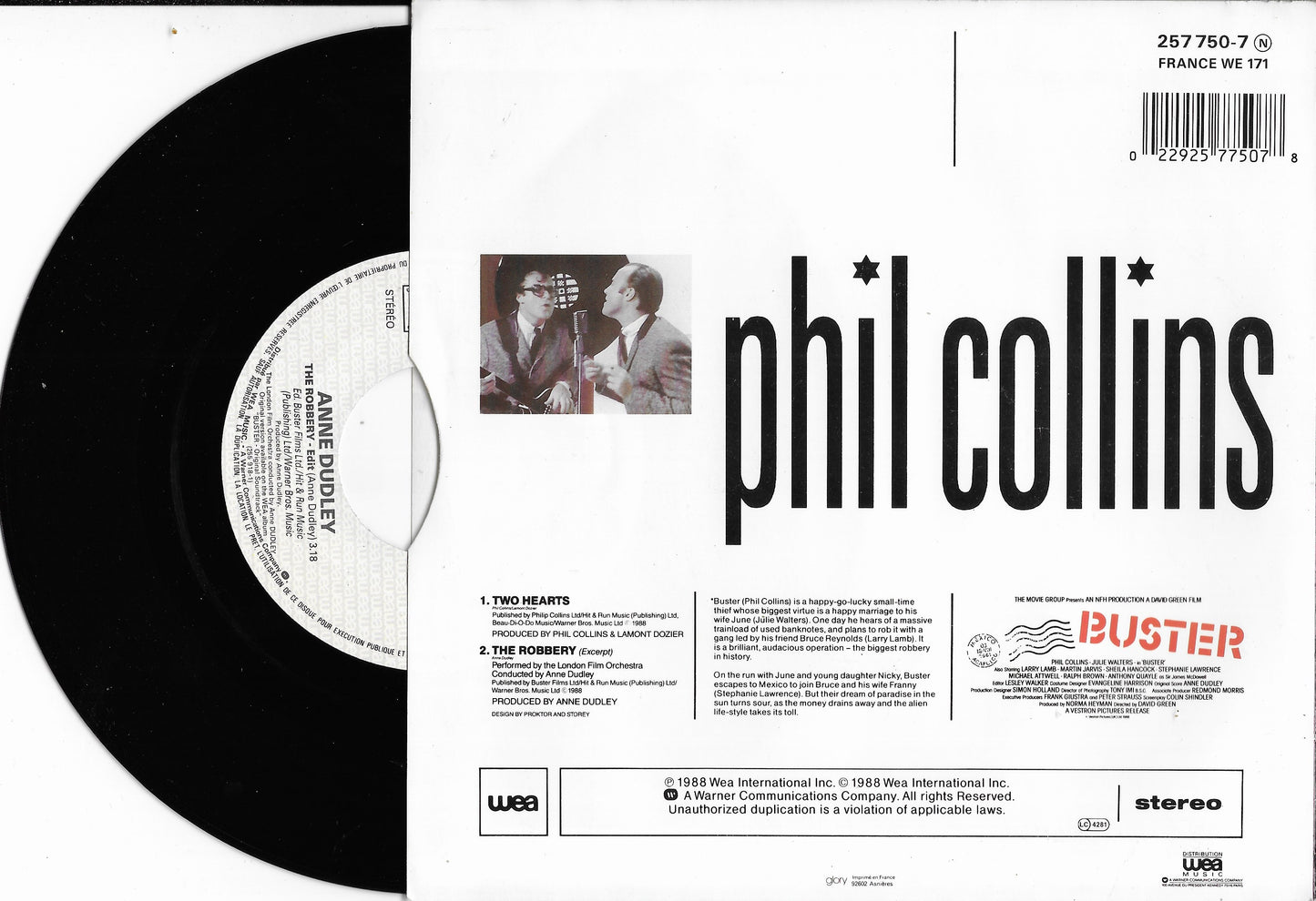 PHIL COLLINS - Two Hearts