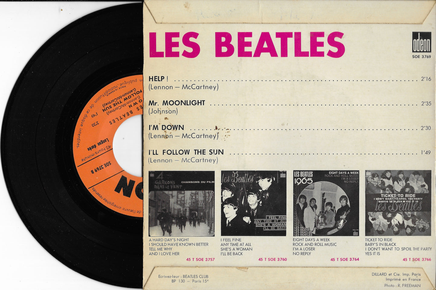 LES BEATLES - Help !