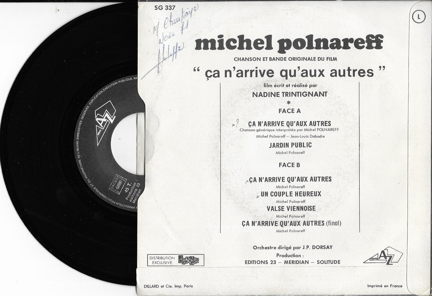 MICHEL POLNAREFF - Bande Originale Du Film "Ça N'arrive Qu'aux Autres"