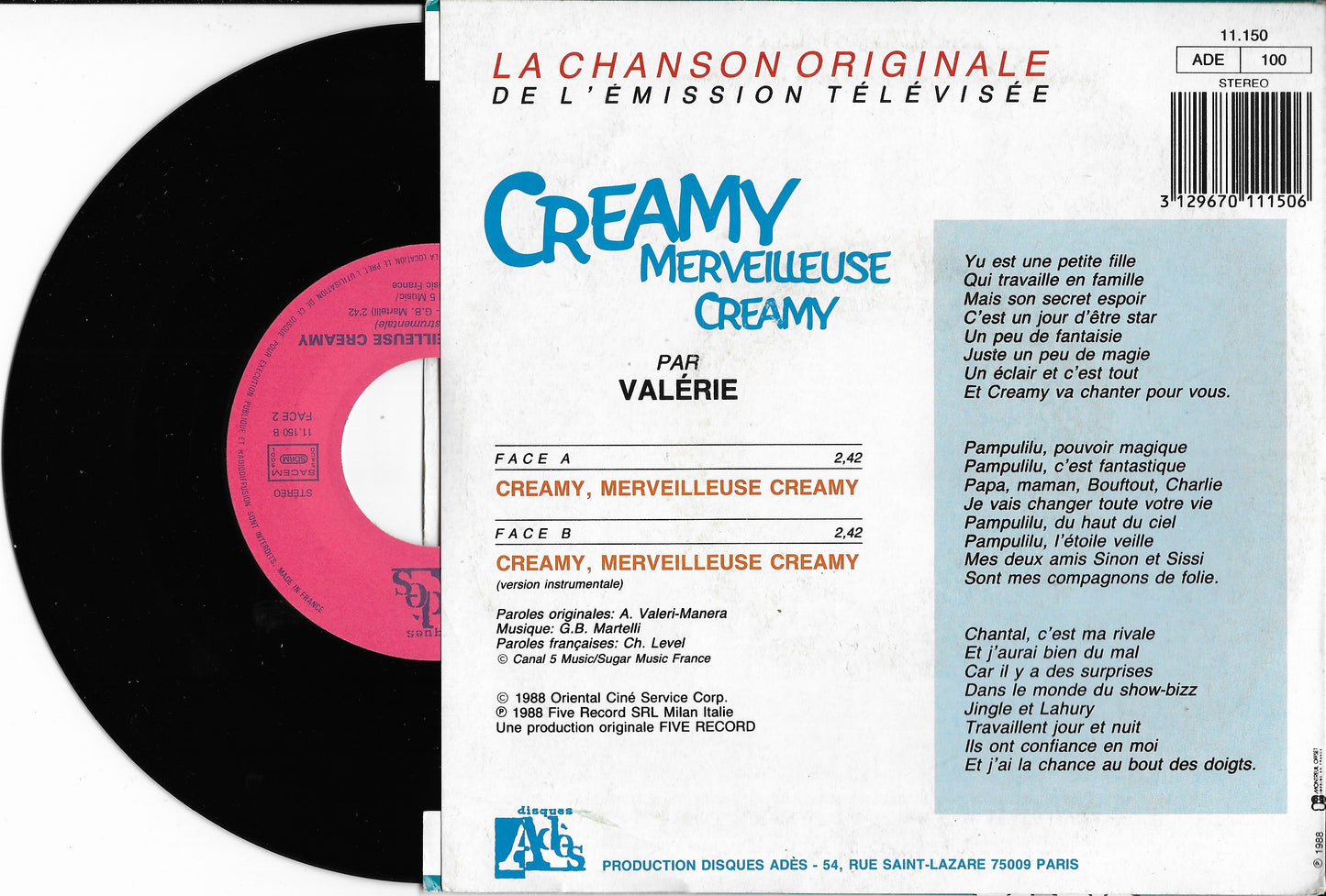 VALERIE - Creamy Merveilleuse Creamy