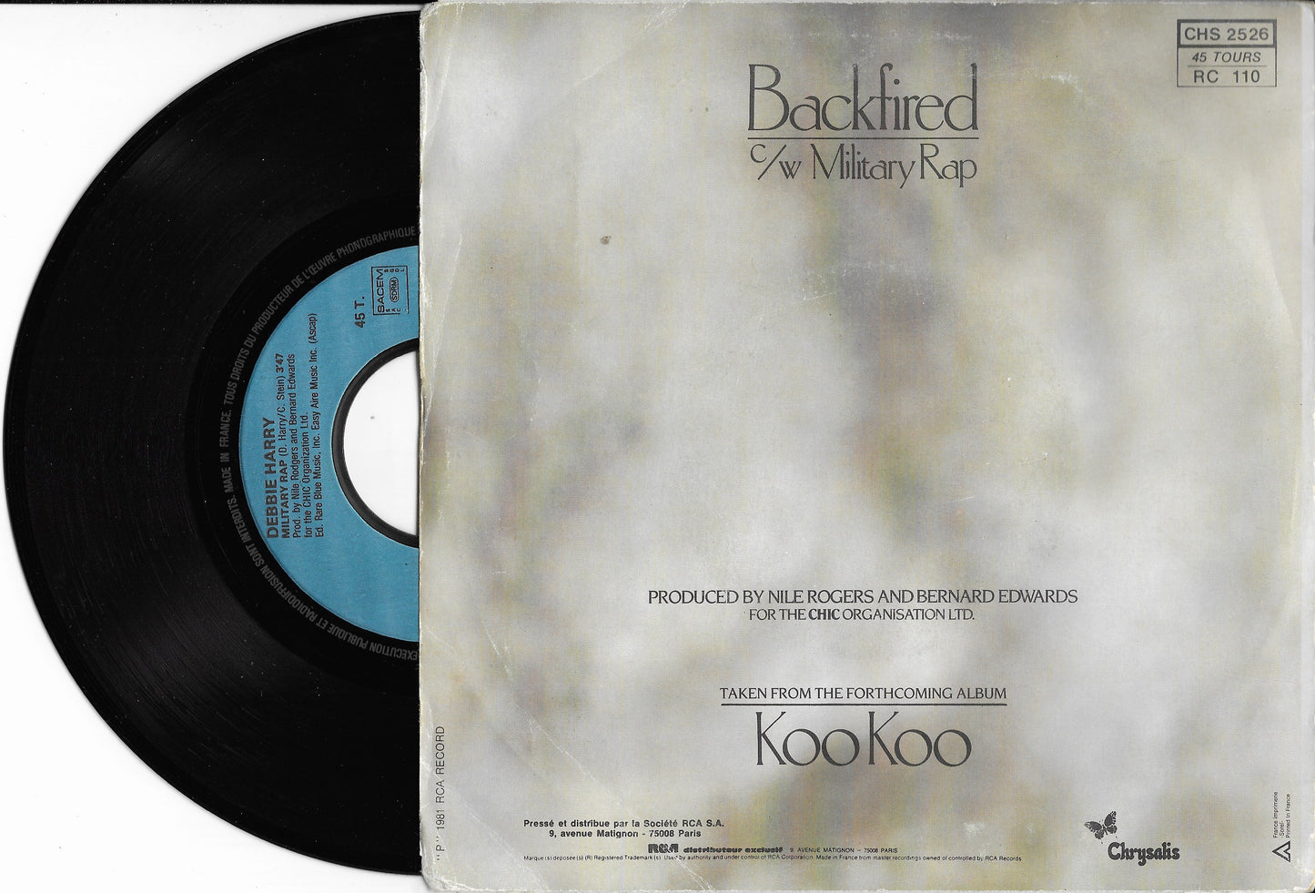 DEBBIE HARRY - Backfired
