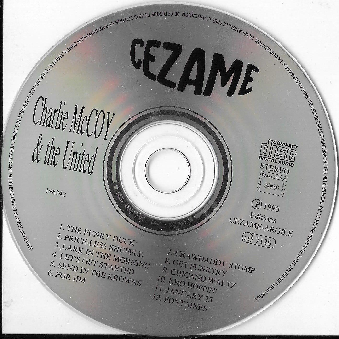 CHARLIE McCOY & THE UNITED - International Incident