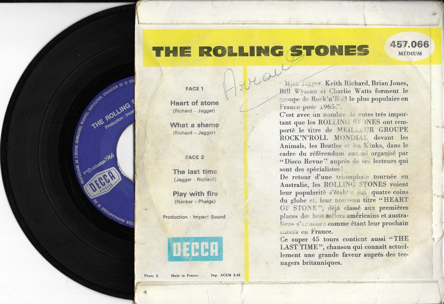 THE ROLLING STONES - Heart Of Stone