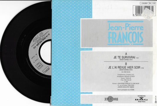 JEAN PIERRE FRANCOIS - Je Te Survivrai