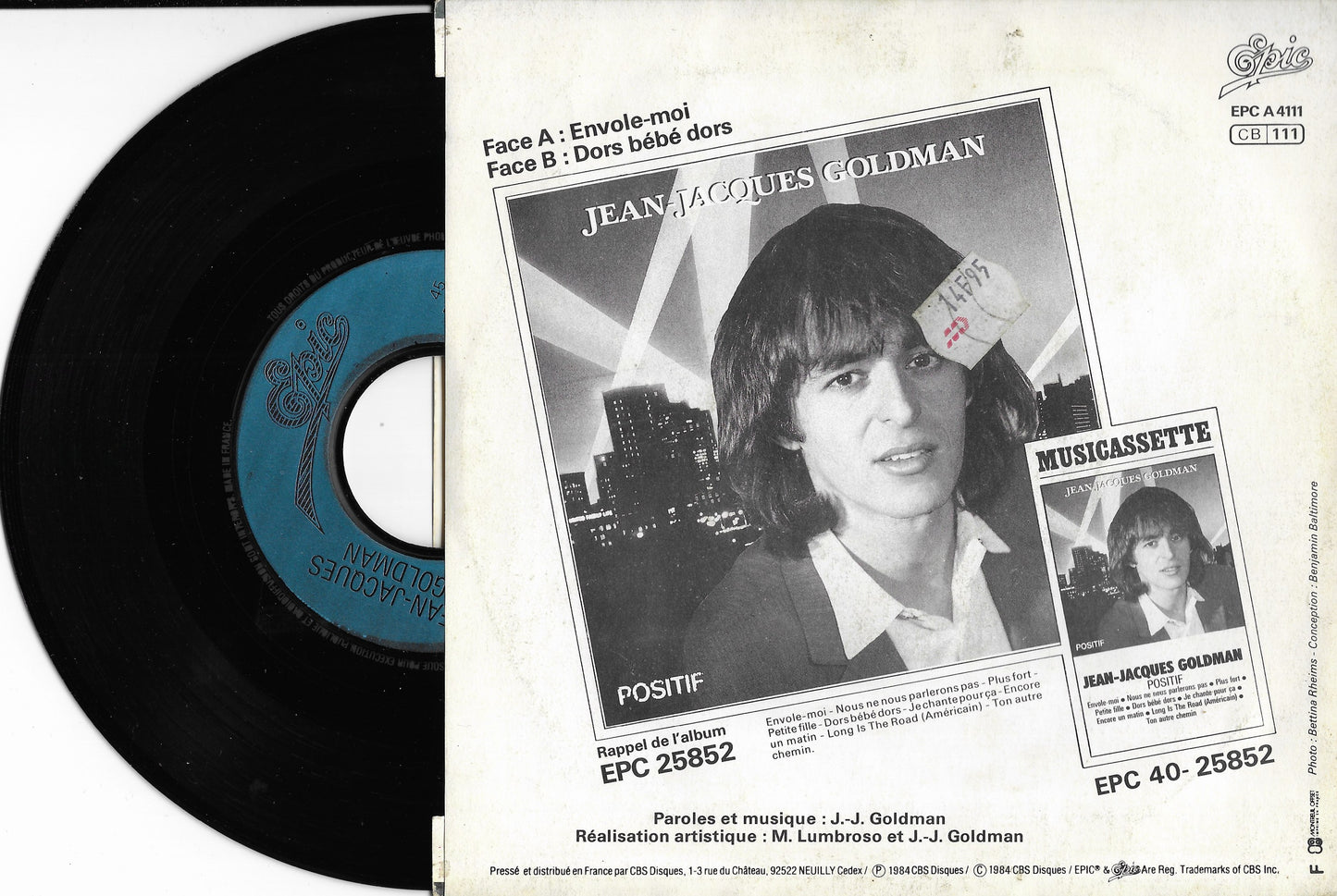 JEAN JACQUES GOLDMAN - Envole-moi