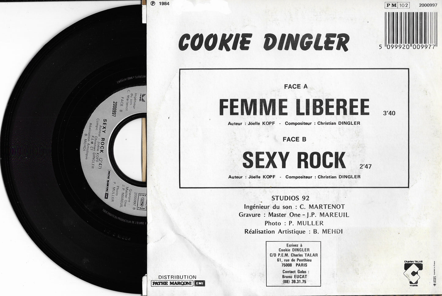 COOKIE DINGLER - Femme Libérée