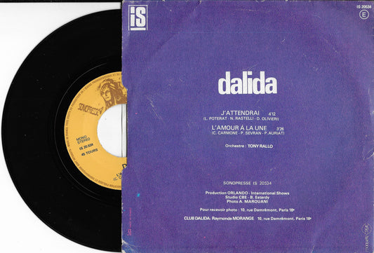 DALIDA - J'Attendrai