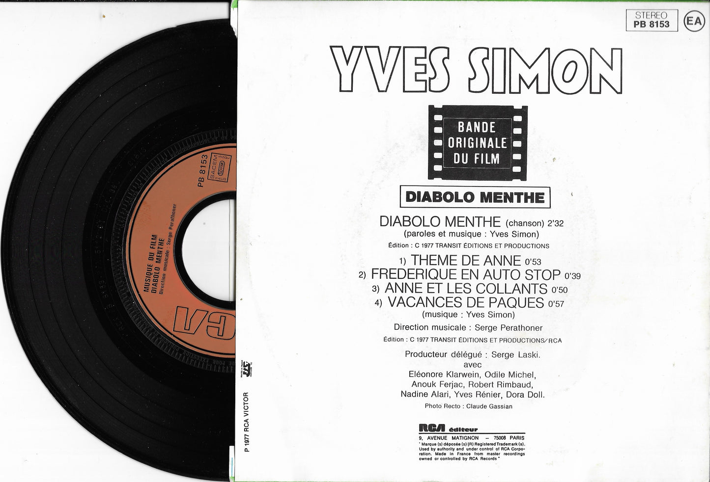 YVES SIMON - Diabolo Menthe
