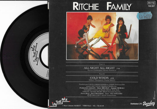 RITCHIE FAMILY - All Night All Right