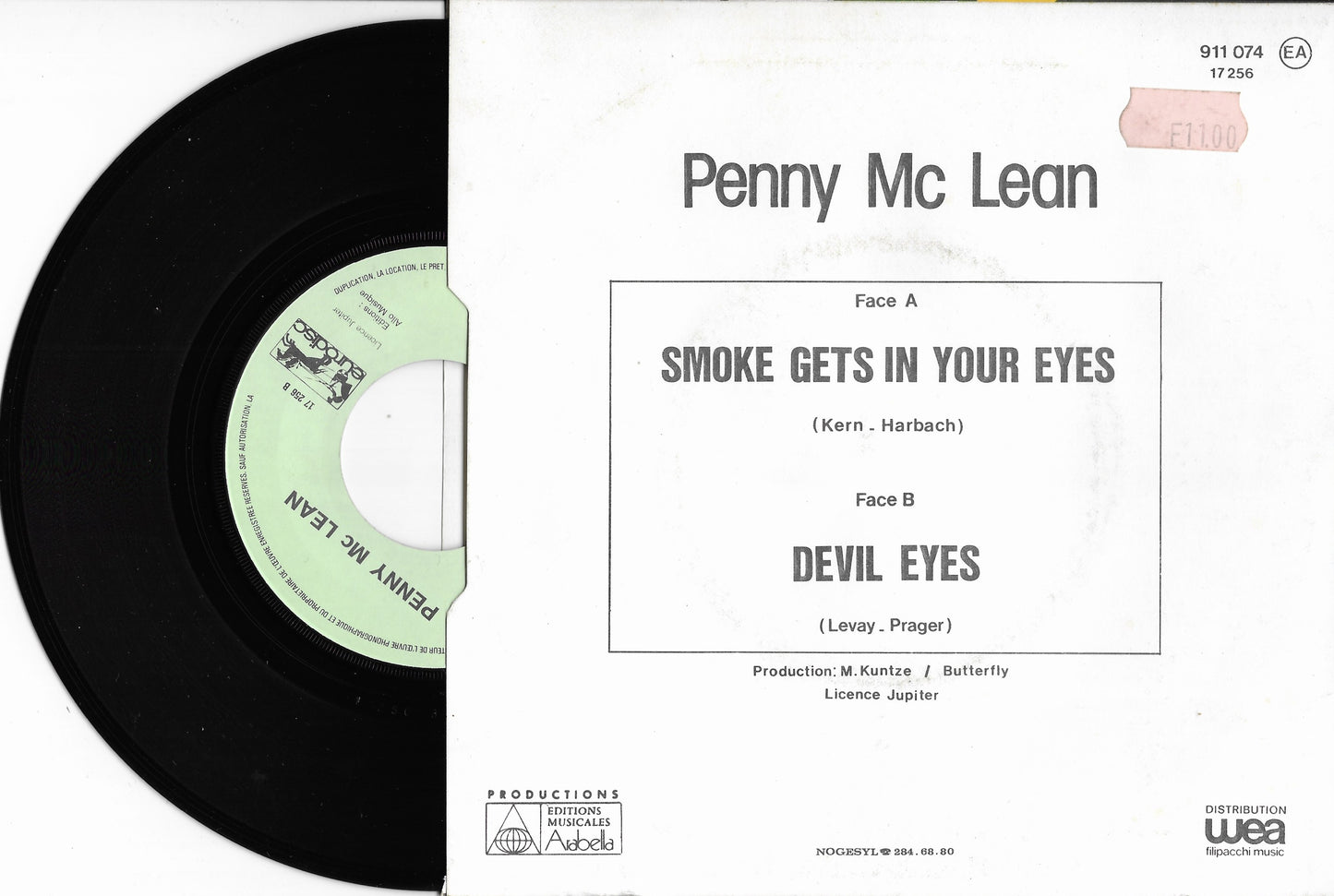 PENNY Mc LEAN - Devil Eyes / Smoke Gets In Your Eyes