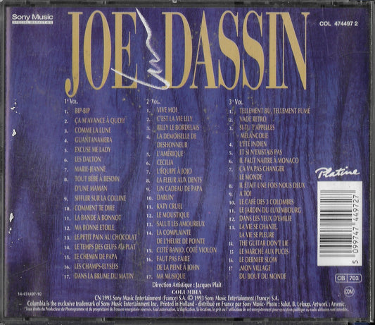 JOE DASSIN - Joe Dassin (Compilation 3 CD)