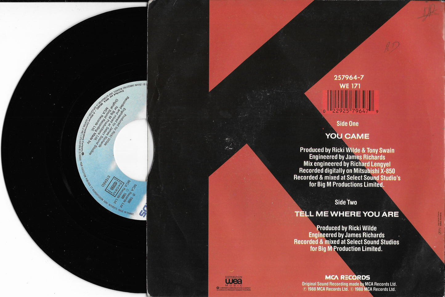 KIM WILDE - You Came