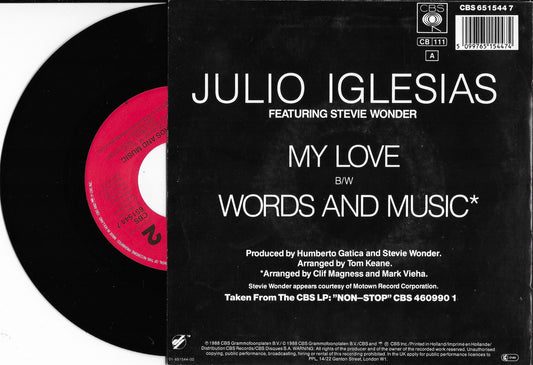 JULIO IGLESIAS Featuring STEVIE WONDER -My Love