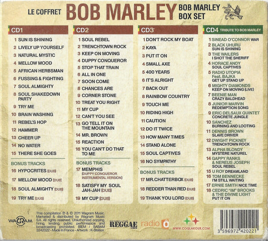 BOB MARLEY - Le Coffret Bob Marley (Bob Marley Box Set)