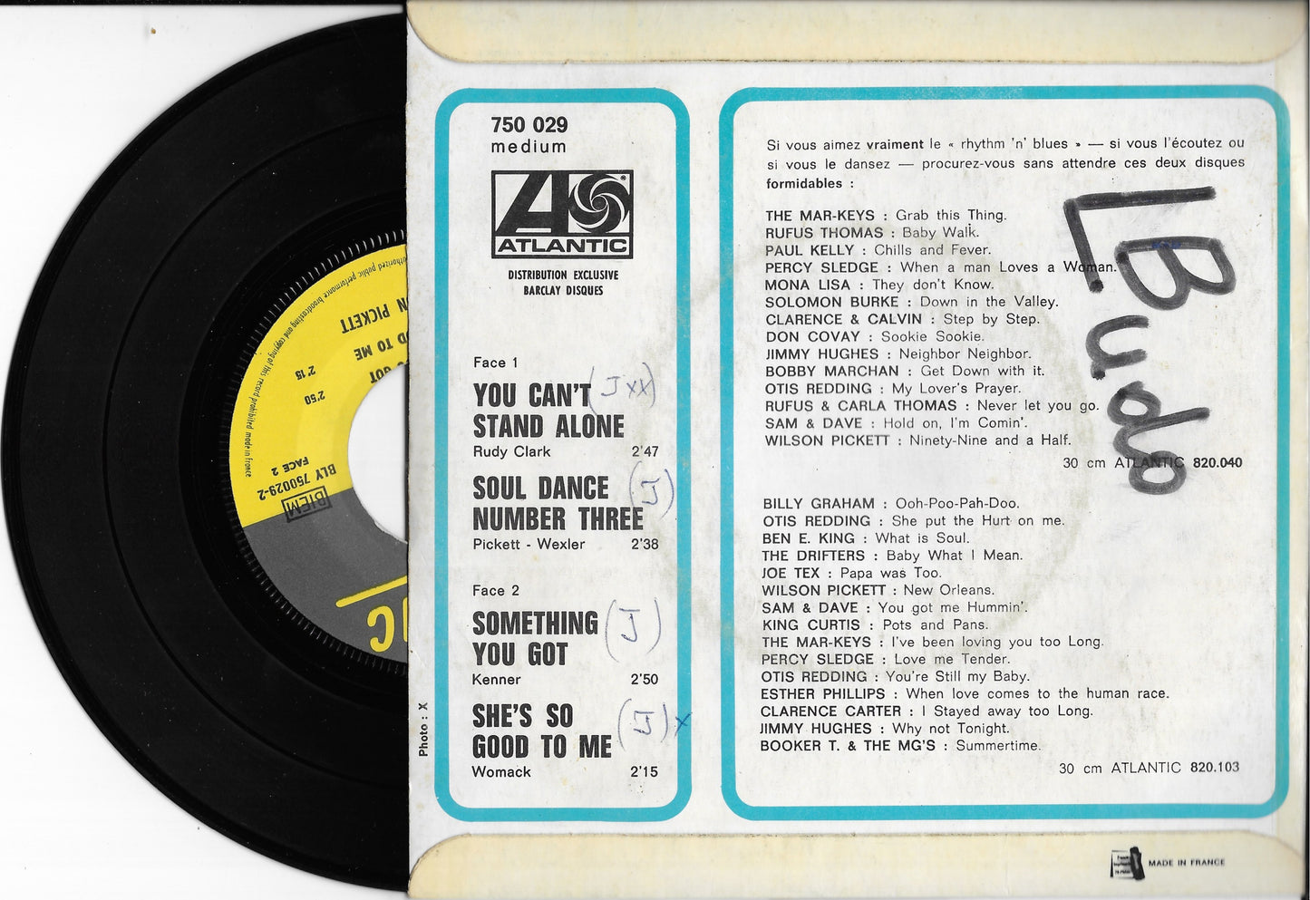 WILSON PICKETT - You Can't Stand Alone