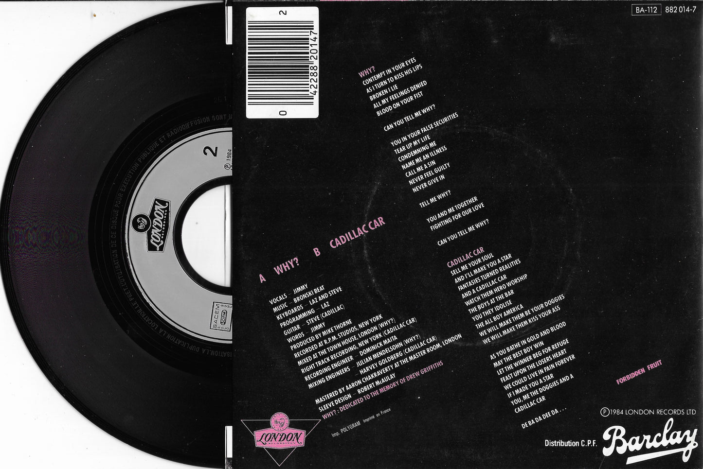 BRONSKI BEAT - Why ?