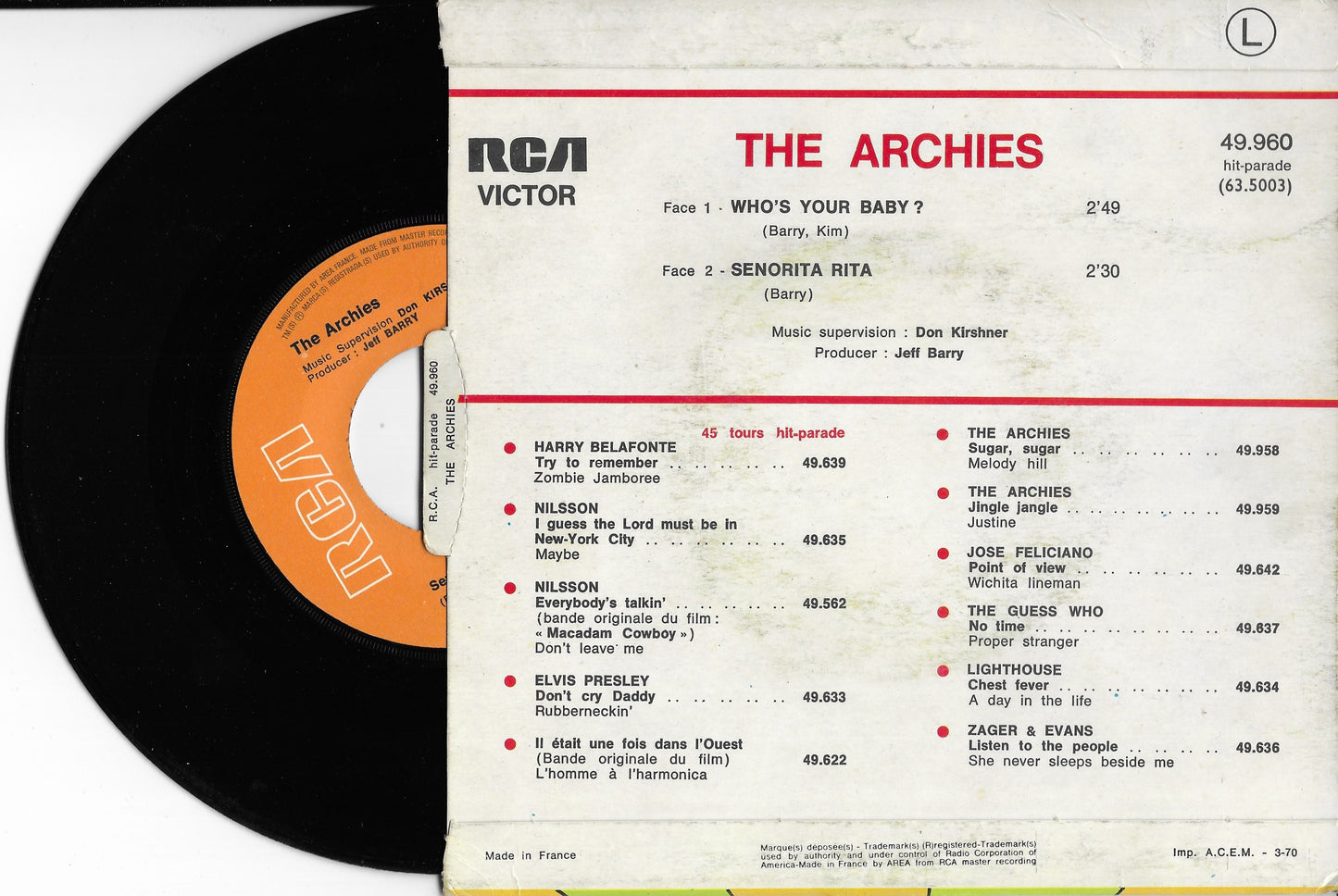 THE ARCHIES - Who's Your Baby?