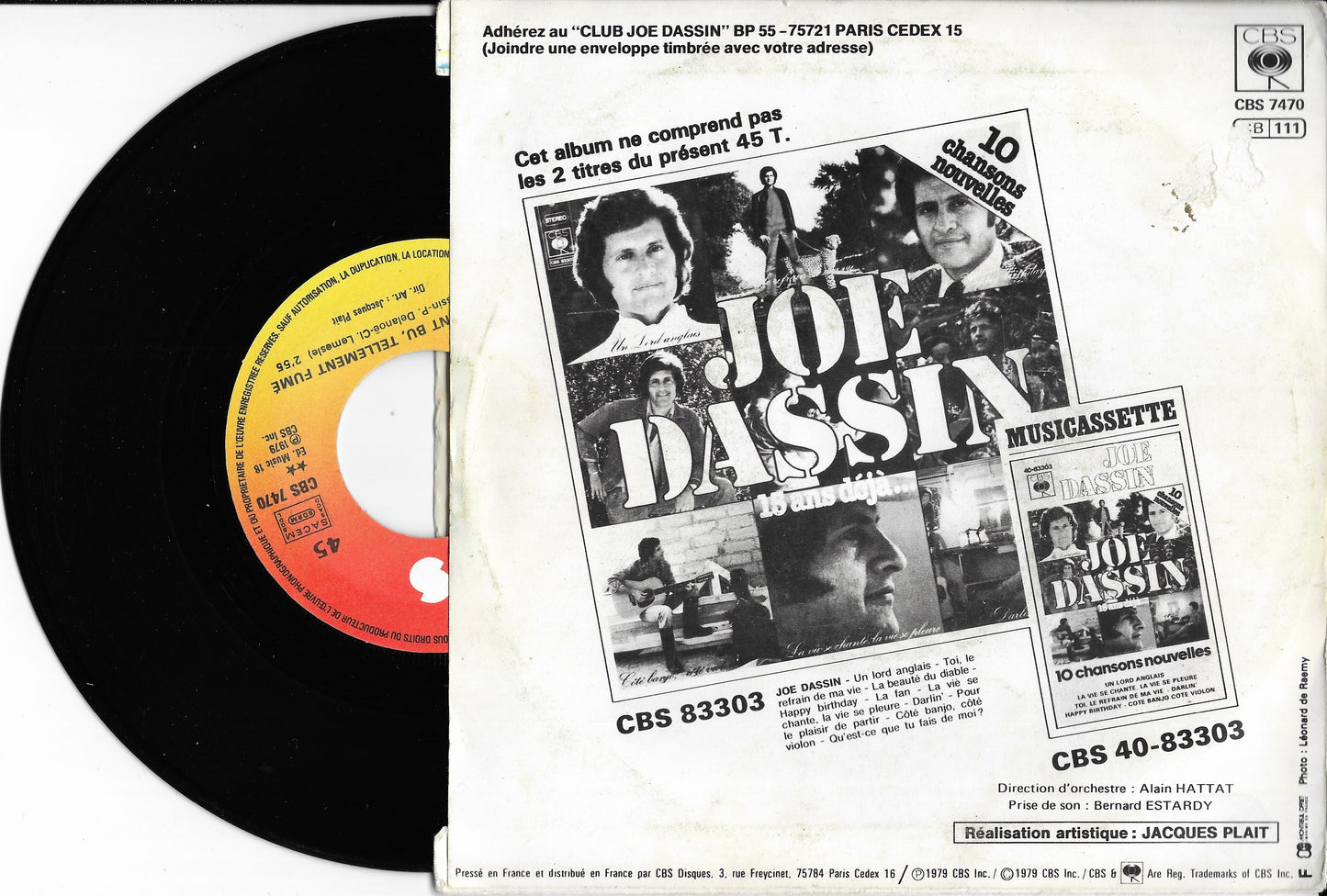 JOE DASSIN -  Le Dernier Slow