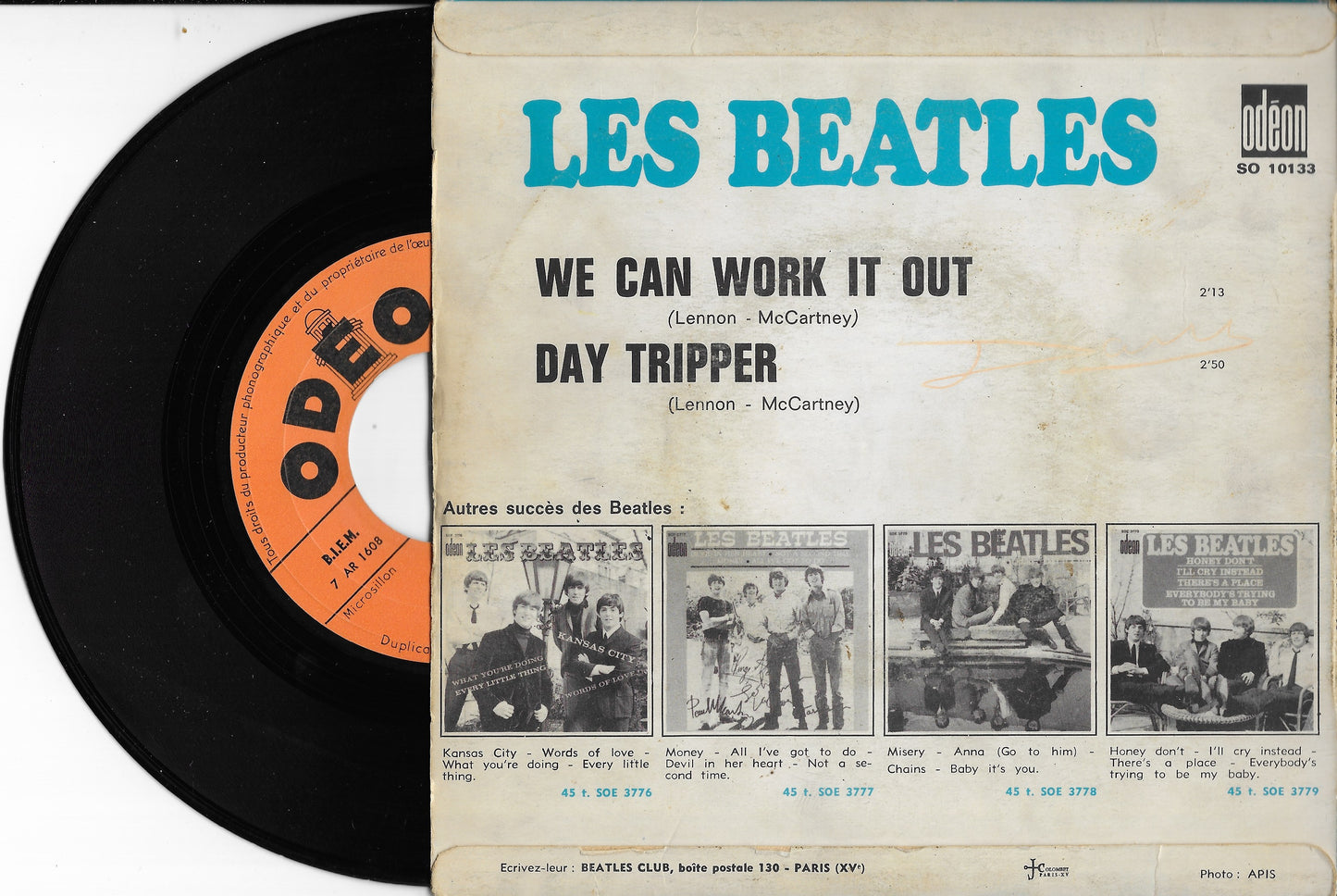 LES BEATLES - We Can Work It Out / Day Tripper