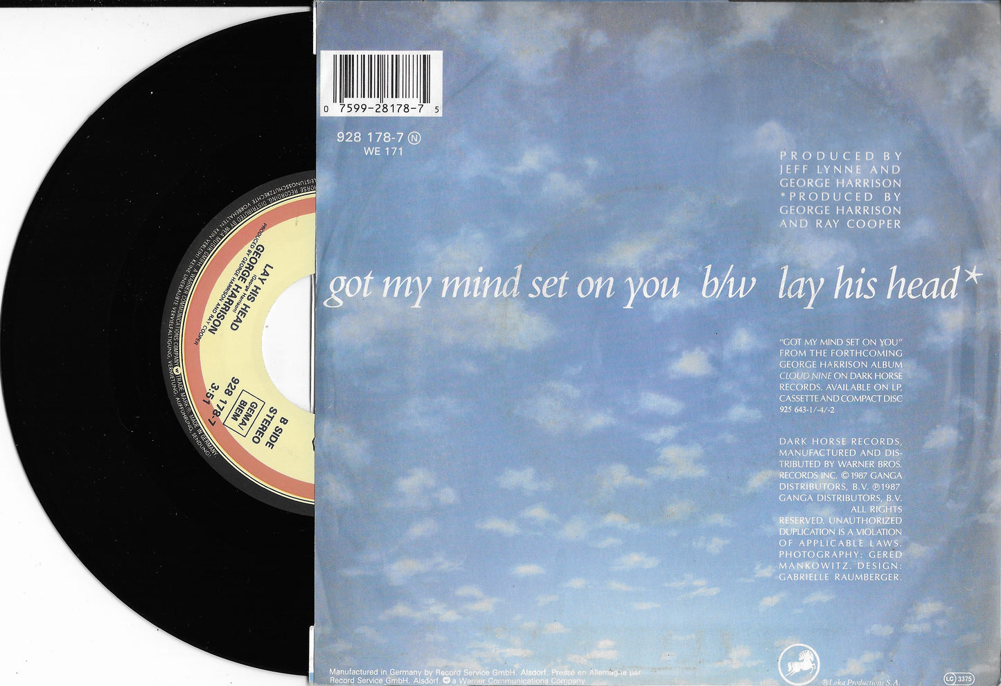 GEORGE HARRISON - Got My Mind Set On You