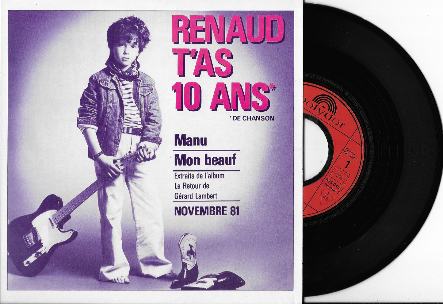 RENAUD - T'as 10 Ans* (*De Chanson) (Coffret 6 vinyles)