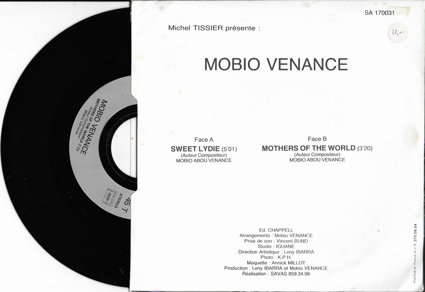 MOBIO VENANCE - Sweet Lydie